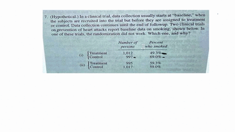 7hypotheticalin-a-clinical-trialdata-collection-usually-starts-atbaselinewhen-the-subjects-are-recruited-into-the-trial-but-before-they-are-assigned-to-treatment-or-control-data-collection-c-67796