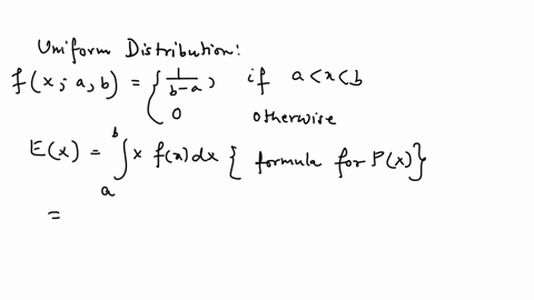 a-uniform-distribution-runs-between-4-and-6-using-integration-calculate-the-expected-value-and-the-variance-of-this-distribution-show-all-of-your-steps-with-explanations-of-what-you-are-doin-77134