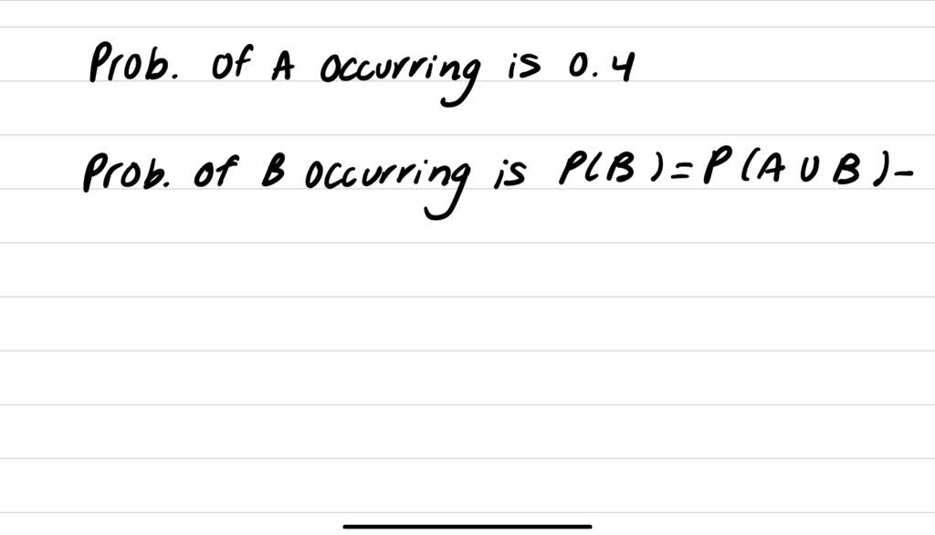 SOLVED Suppose That P A 0 4 And The Probability That Either A Or B solved-suppose-that-p-a-0-4-and-the-probability-that-either-a-or-b