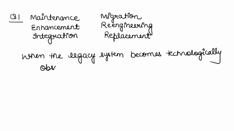 q1-what-are-the-strategic-options-for-legacy-system-evolution-when-would-you-normally-replace-all-or-part-of-a-system-rather-than-continue-maintenance-of-the-software-q2-explain-how-advances-67247