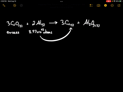 consider-the-reaction-of-copperii-oxide-with-aluminum-metal-to-produce-copper-metal-and-aluminum-oxide-3-cuos-2-als-3-cus-al2o3s-if-8971023-atoms-al-react-with-an-excess-of-cuo-what-mass-of-72035