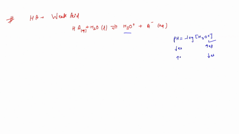 which-of-the-the-following-will-increase-the-ph-of-a-weak-acid-ha-in-aqueous-solution-laddition-of-water-making-a-buffered-solution-by-adding-naa-iii-addition-of-naclls-iv-addition-of-hno3-t-51584