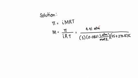 a195-mg-sample-ofa-nonelectrolyte-isolated-fromthroatlozenges-was-dissolved-in-enough-water-to-make-100-ofsolution-at-25the-osmotic-pressure-of-the-resulting-solution-was-491-atm-calculate-t-45986