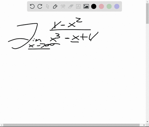 find-the-limit-or-show-that-it-does-not-exist-displaystyle-lim_x-to-inftyfrac1-x2x3-x-1-2