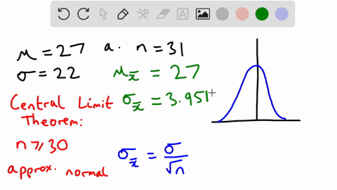 suppose-x-has-a-distribution-with-27-and-22-a-if-a-random-sample-of-size-n-31-is-drawn-find-x-x-and-p27-x-29-round-x-to-two-decimal-places-and-the-probability-to-four-decimal-places-x-x-p27-68217