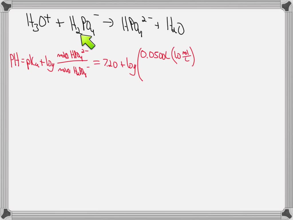 A Buffer Solution Is Prepared By Mixing 50.0 Ml Of A 1.0 M Nah2po4 (pka 