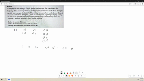 please-answer-all-parts-problem1-a-company-has-two-machinesduring-any-dayeach-machine-that-is-working-at-the-beginning-of-the-day-has-a-chance-of-breaking-down-if-a-machine-breaks-down-durin-81577