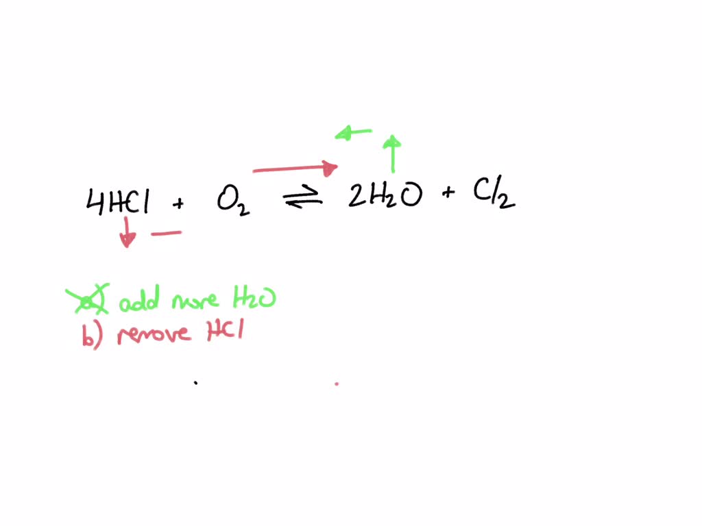 In the following reaction, if you want to produce more chlorine gas ...