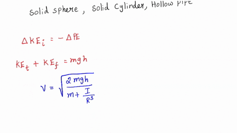 solid-sphere-solid-cylinder-and-hollow-pipe-all-have-equal-masses-and-radii-and-are-of-uniform-density-if-the-three-are-released-simultaneously-at-the-top-of-an-inclined-plane-and-roll-witho-33928