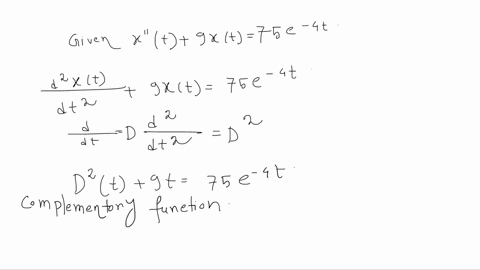 a-kg-mass-is-attached-to-a-spring-whose-constant-is-9-nm-and-is-at-rest-at-the-equilibrium-position-starting-at-force-equal-to-ft-75e-4t-n-is-applied-to-the-system-in-the-absence-of-damping-79112