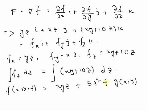 consider-f-and-c-below-fx-y-z-yz-i-xz-j-xy-8z-k-c-is-the-line-segment-from-1-0-2-to-4-4-2-a-find-a-function-f-such-that-f-f-fx-y-z-b-use-part-a-to-evaluate-c-f-dr-along-the-given-curve-c-33228