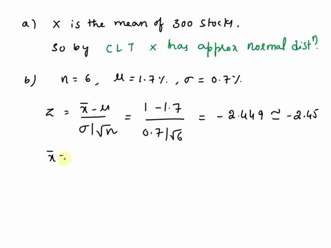 a-certain-mutual-fund-invests-in-both-us-and-foreign-markets-let-x-be-a-random-variable-that-represents-the-monthly-percentage-return-for-the-fund-assume-x-has-mean-17-and-standard-deviation-48584