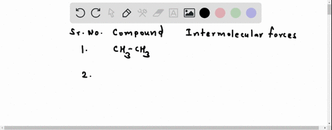 identify-all-of-the-likely-kinds-of-intermolecular-forces-in-the-following-substances-in-each-case-draw-the-strongest-intermolecular-force-present-in-a-sample-of-each-a-ch3ch3-l-b-ch2o-aq-04917