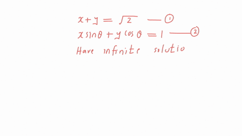 if-the-pair-of-equations-x-y-2-and-x-sin-y-cos-1-has-infinitely-many-solutions-then-find-theta-89635