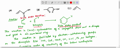 rank-the-following-dienophiles-in-order-of-increasing-reactivity-2