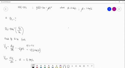 the-coordinates-of-a-bird-flying-in-the-xy-plane-are-given-by-xt-and-yt30mt2-where-24ms-and-12ms2-dlet-the-direction-be-the-angle-that-the-vector-makes-with-the-x-axis-measured-counterclockw-69373