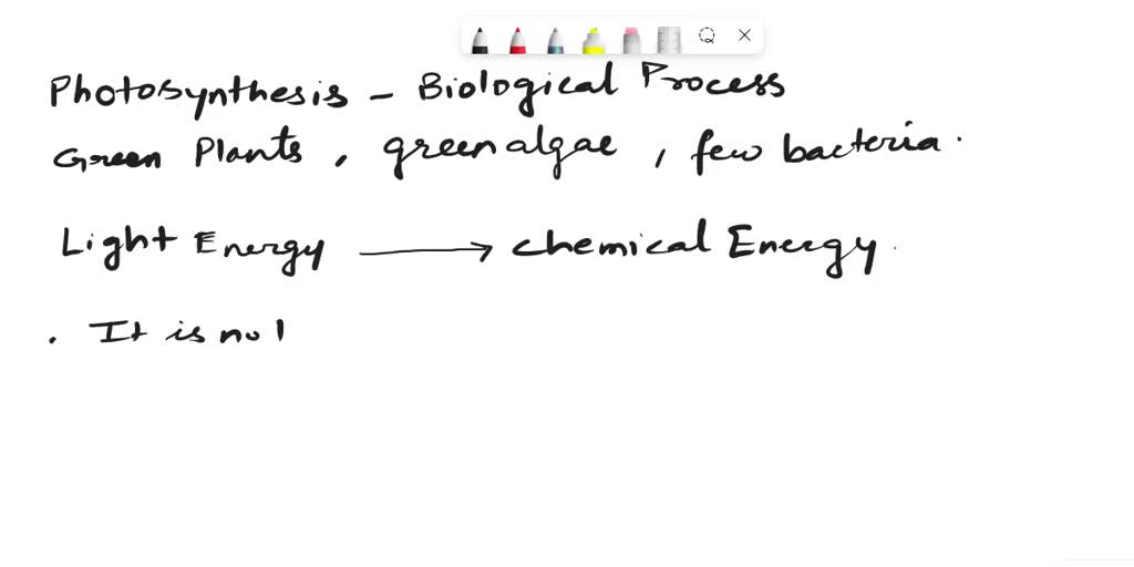 SOLVED Plants give off oxygen as a waste product in the photosynthesis reaction