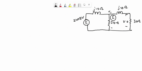 9.54 Use the node-voltage method to find Vo in the circuit...