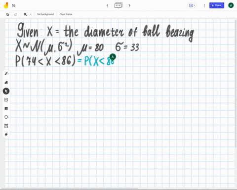 the-diameters-of-ball-bearings-are-distributed-normally-the-mean-diameter-is-80-millimeters-and-the-standard-deviation-is-33-millimeters-find-the-probability-that-the-diameter-of-a-selected-13962
