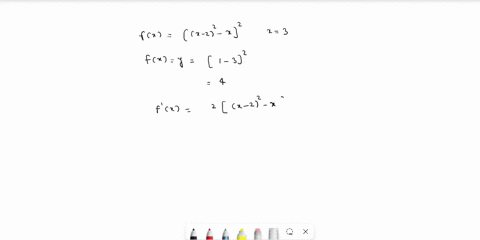 find-the-equation-for-the-tangent-line-to-the-curve-y-fx-at-the-given-x-value_-fx-x-22-x2-at-x-3-19268