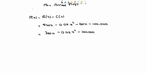 the-annual-revenue-and-cost-functions-for-a-manufacturer-of-zip-drives-are-approximately-rx-520x-002x2-and-cx-160x-100000-where-x-denotes-the-number-of-drives-made-what-is-the-maximum-annual-65602