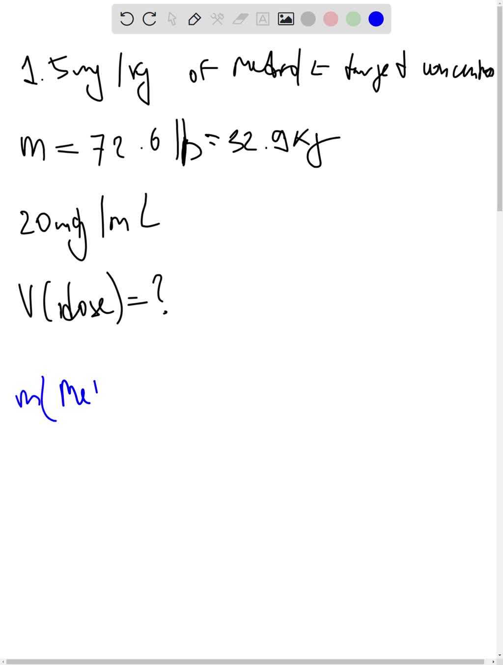 SOLVED 2.7 Density 47 b. A nurse practitioner orders Medrol to be