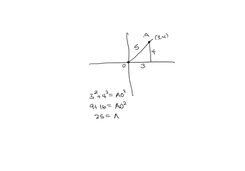 a34-b-x-in-the-xy-plane-above-points_-a-and-b-are-on-the-circle-with-center-0-what-is-length-of-ab-3-a-5-b-6-c-2v5-d-542-97944
