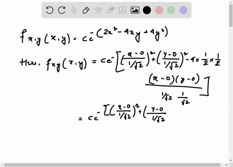 595-random-variables-x-and-y-have-joint-pdf-l-222-_-azy4y-fxxy-ce-a-what-are-ex-and-ey-b-find-the-correlation-coefficient-pxy-c-what-are-varx-and-vary-d-what-is-the-constant-c-e-are-x-and-y-47817