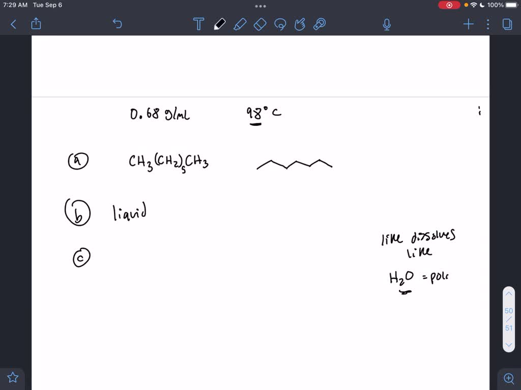 SOLVED Text used as a solvent for rubber cement; has a Heptane, density = 0.221 g/mL and boils