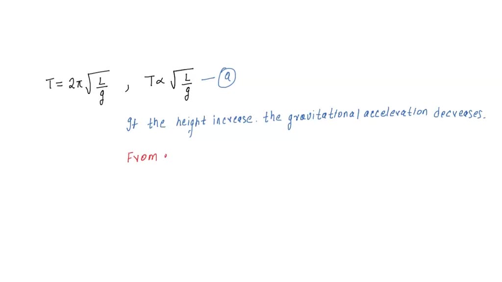 SOLVED A grandfather pendulum clock keeps perfect time. Then it is