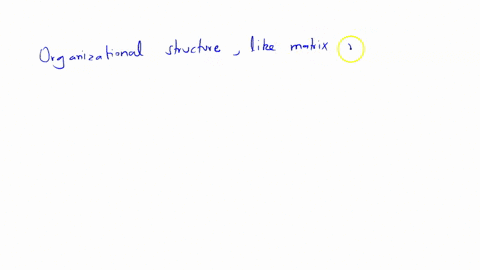 discuss-how-organizational-structure-influences-project-management-processes-use-the-matrix-structure-as-an-example-and-mention-some-of-its-strengths-and-weakness