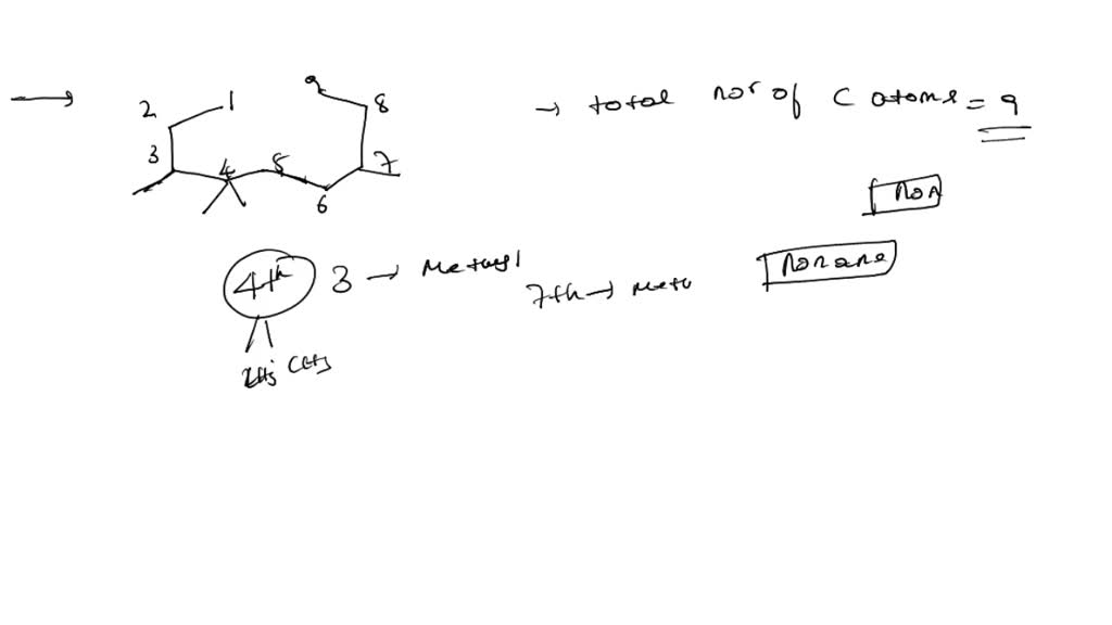 SOLVED: Please provide the full name for this alkane: Name this alkane ...