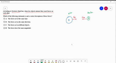 point-according-to-newton-third-law-when-two-objects-interact-they-exert-forces-on-each-other-which-of-the-following-statements-is-not-a-correct-description-of-these-forces-the-forces-act-at-45967