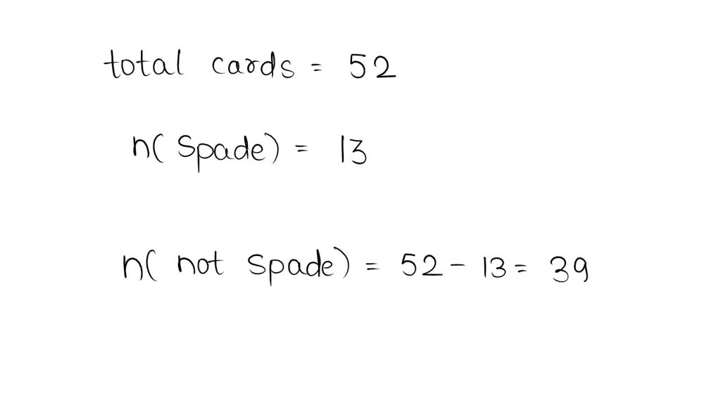 SOLVED A single card is drawn from a standard deck of 52 playing cards
