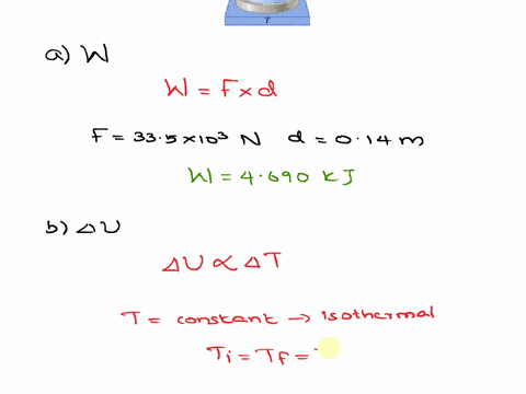 an-ideal-gas-is-compressed-from-volume-of-600-l-to-volume-of-vf-300-while-in-thermal-contact-with-heat-reservoir-at-t-295-k-as-in-the-figure-below-during-the-compression-process-the-piston-m-03673