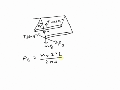 the-drawing-shows-two-long-straight-wires-that-are-suspended-from-a-ceiling-the-mass-per-unit-leng-6-01583