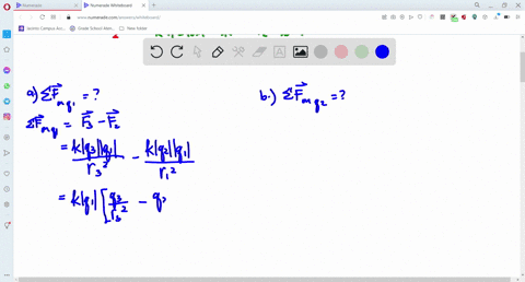 three-point-charges-are-arranged-in-horizonta-line-as-shown-below-find-the-electric-force-on-q1-given-the-following-q1-22-mc-qz-5-mc-q3-3-mc-11-10-m-and-r2-15-m_-remember-that-positive-force-26946