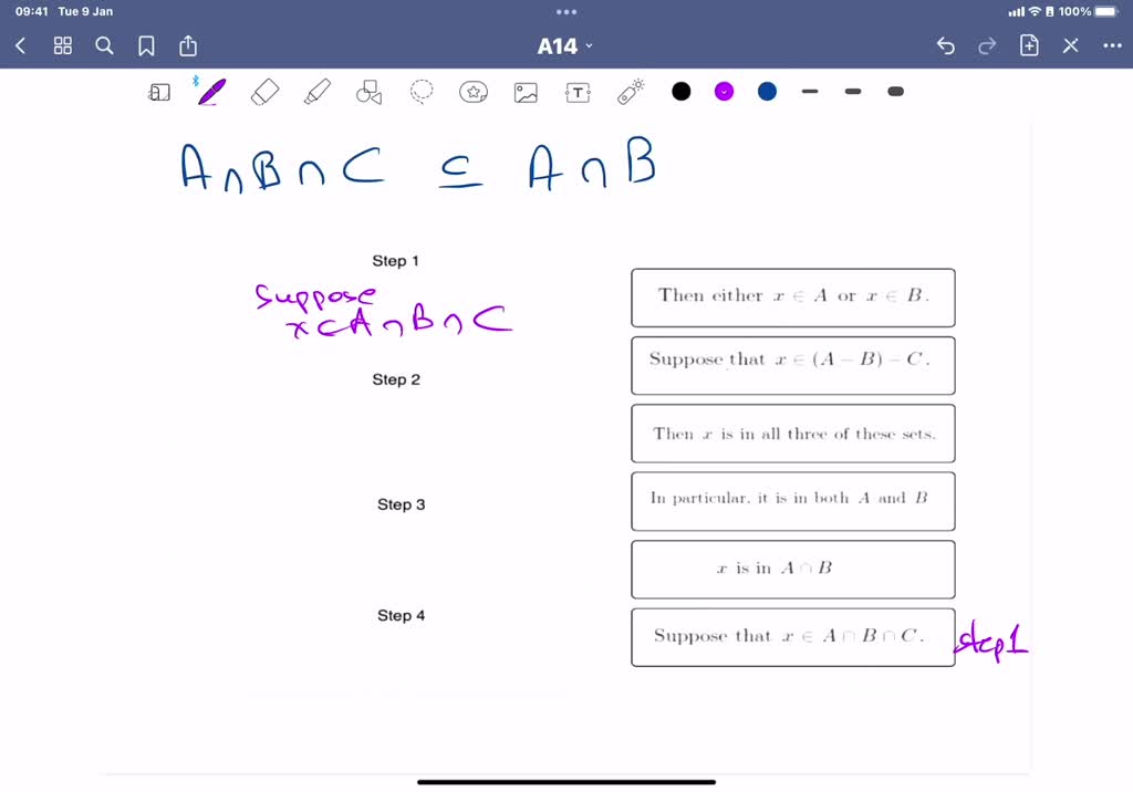 Click and drag the given steps on the right to their corresponding