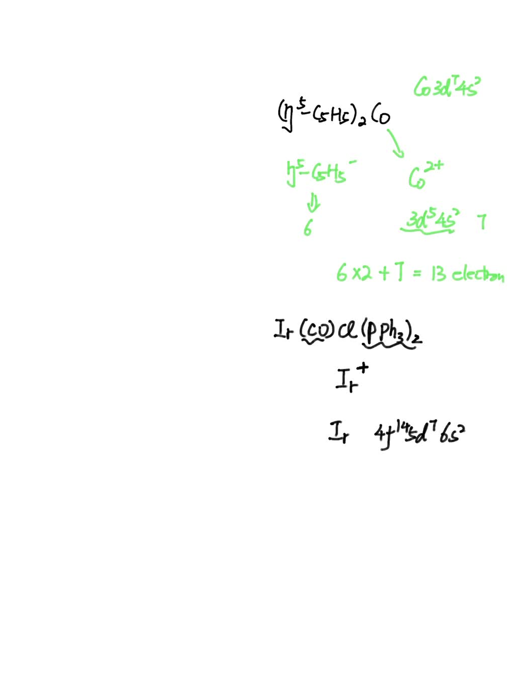 SOLVED Calculate the number of valence electrons in the following