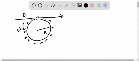 a-plastic-circular-loop-of-radius-r-and-a-positive-charge-q-is-distributed-uniformly-around-the-circ-37926