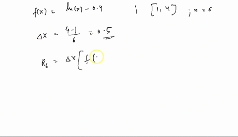 evaluate-the-riemann-sum-for-fxlnx-08-over-the-interval-14-using-six-subintervals-taking-the-sample-points-to-be-left-endpoints-round-to-six-decimal-places-13678