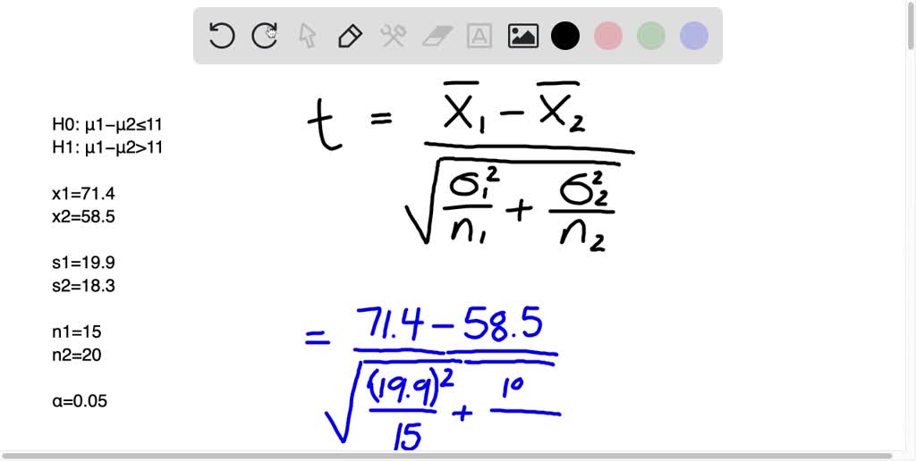 SOLVED Consider the following hypothesis statement using Î±=0.05 and