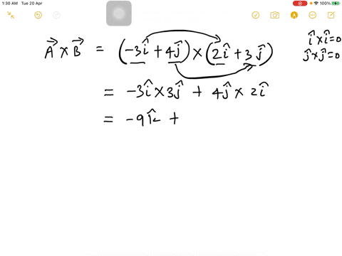 using-a-x-b-determine-the-angle-between-vectors-a-3i-4j-and-b-2i-3j