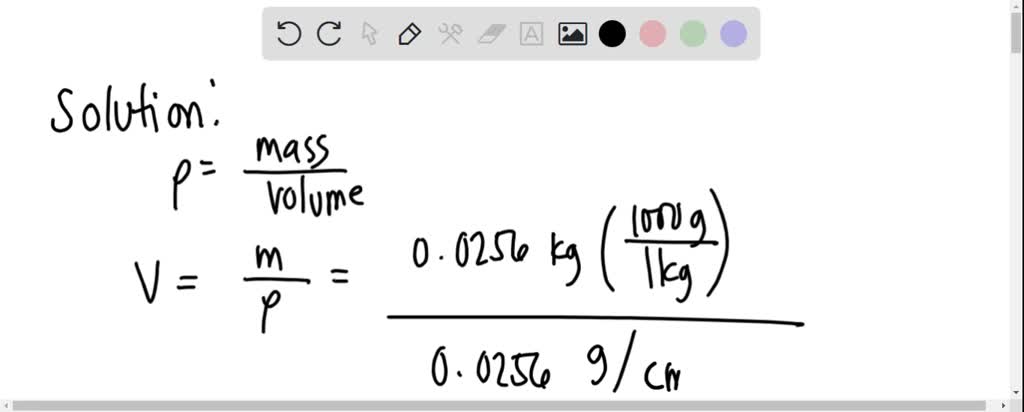 Solved A Gas Has A Density Of 0 0256 G Cm3 At A Pressure Of 1 Atm And At A Temperature Of Oc What Is The Volume In Milliliters Of 0 0256 Kg Of Solved A Gas Has A Density Of 0 0256 G Cm3 At A Pressure Of 1 Atm And At A Temperature Of Oc What Is The Volume In Milliliters Of 0 0256 Kg Of