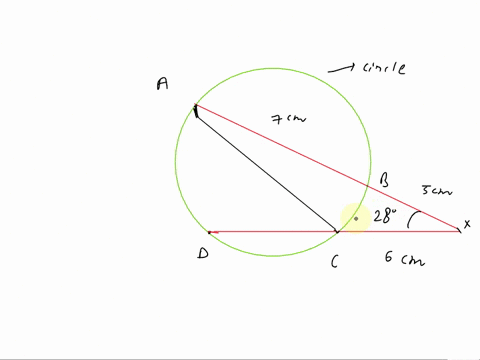 a-b-c-and-d-are-four-points-on-a-circleabx-and-dcx-are-straight-lines-ab7-cm-bx5-cm-and-cx6-cm-angle-bxc28-calculate-the-length-of-dc-17698
