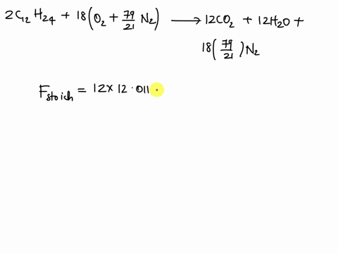 an-aircraft-engine-is-using-octane-c12h24-as-fuel-the-combustion-reaction-equation-reads-c12h24-18o2-7921n2-12co2-12h2o-187921n2-the-total-temperature-of-the-working-fluid-at-the-inlet-and-o-60345
