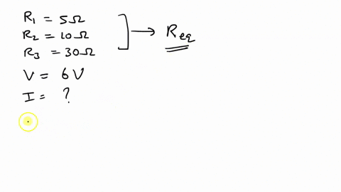 three-resistors-5-10-and-30-are-connected-in-parallel-with-the-battery-of-voltage-6v-calculate-the-value-of-current-in-the-circuit