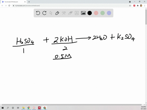 given-a-balanced-chemical-equation-between-h2so4aq-and-kohaq-h2so4aq-2-kohaq-k2so4aq-2-h2ol-what-volume-in-ml-of-071-m-h2so4aq-solution-is-necessary-to-completely-react-with-128-ml-of-05-m-k-35114