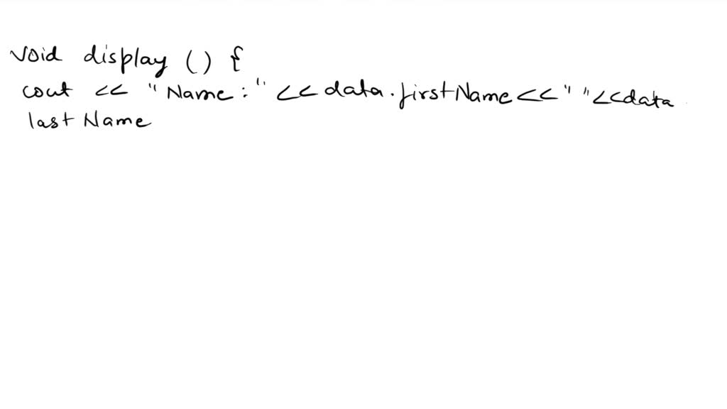 VIDEO solution: Write a Class in C++ of student contains roll number ...