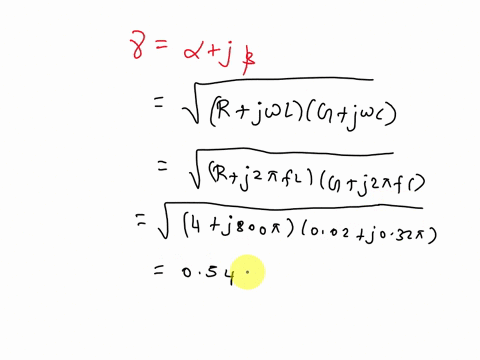 b-a-lossless-transmission-line-has-the-following-per-unit-length-parameters-l-05-uhm-c-200-pfm-calculate-the-propagation-constant-and-characteristic-impedance-wavelength-and-the-phase-veloci-82282